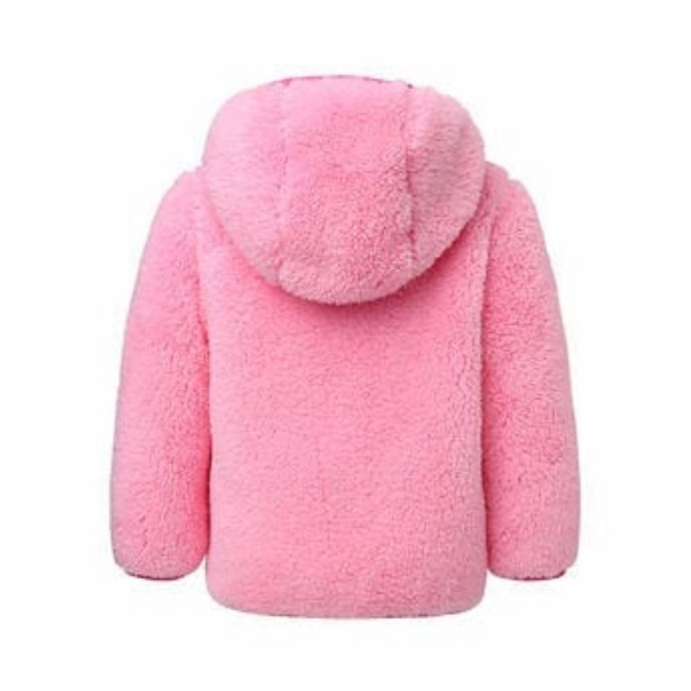 Snozu Pink Fleece Kids Footies - Picture 5 of 16